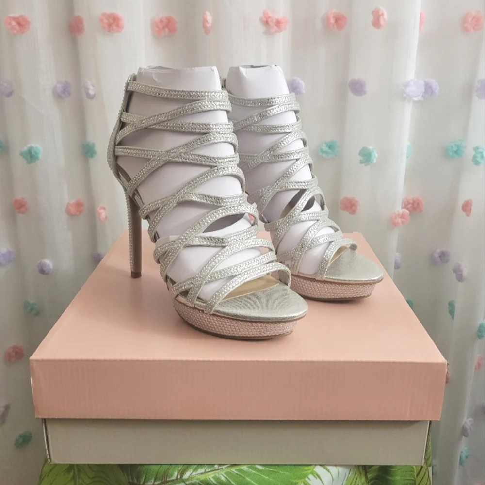 Thalia Sodi Silvia Strappy Platform Sandals (New In Box)